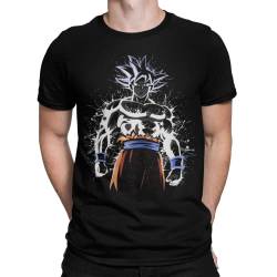 Camisetas La Colmena 4030 - Ultra Instinct Splatter (Albertocubats), Schwarz , XL von Camisetas La Colmena