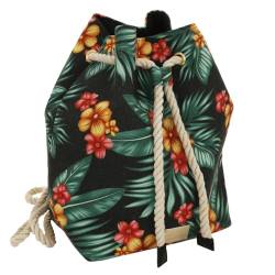 Camomilla Damen Strandtasche, Polyester, Kollektion Aloha, Farbe Schwarz von Camomilla