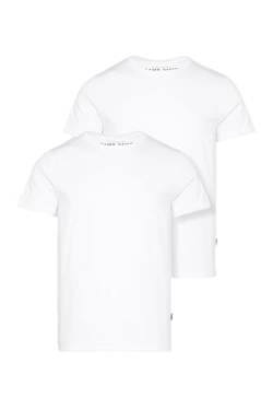 Camp David Herren Basic T-Shirt Rundhals 2er-Pack Opticwhite M von Camp David