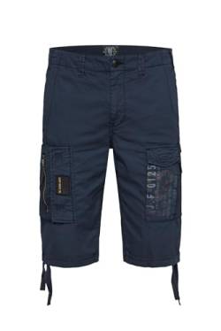 Camp David Herren Cargo Shorts mit tonigen Canvas-Details Brave Blue M von Camp David