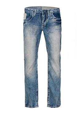 Camp David Herren Jeans Boot Cut NI:CK:R611, Farbe: Hellblau, Größe: 29/32 von Camp David