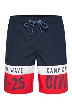 Camp David Herren Lange Beachshorts mit Colour-Blocking von Camp David