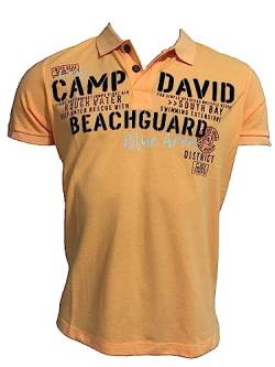 Camp David Herren Poloshirt in hochwertiger Piqué-Qualität von Camp David