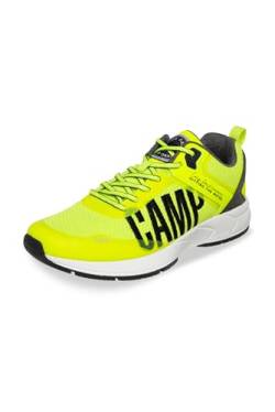 Camp David Herren Premium Sneaker im Strick-Design Neon Lime 45 von Camp David