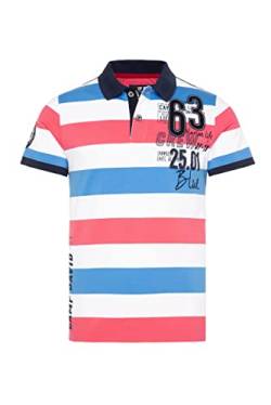 Camp David Herren Shirt pink/weiß/blau/dunkelblau XXL von Camp David