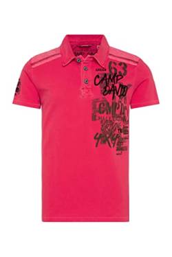Camp David Herren Shirt rot/schwarz/dunkelgrün XL von Camp David