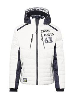 Camp David Herren Winterjacke weiß/schwarz M von Camp David