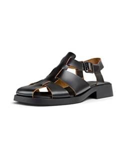 Camper Damen Dana-K201489 Flat Sandal, Schwarz 001, 38 EU von Camper