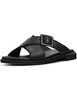 Camper Damen Edy-K201384 Flat Sandal, Schwarz 002, 40 EU von Camper