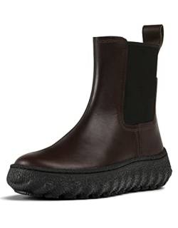 Camper Damen Ground Chelsea Bootie, Dark Brown 1, 36 EU von Camper