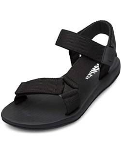 Camper Herren Match K100539 T-Spangen Sandalen, Schwarz 001, 39 EU von Camper