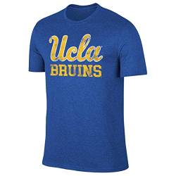 Campus Colors MVP T-Shirt für Erwachsene aus melierter Baumwollmischung – Logo-T-Shirt – aus ringgesponnenem Material und Vielseitigkeit (UCLA Bruins – Blau, XX-Large) von Campus Colors