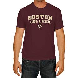 Campus Farben Boston College Eagles Erwachsene Arch & Logo Game Day T-Shirt – Kastanienbraun, Herren, kastanienbraun, X-Large von Campus Colors
