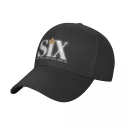 Basecap Six The Musical Logo Baseball Cap Snapback Cap Beach Outing Snap Back Hat Hüte für Damen Herren von CanKan