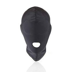 Kopfmaske Augenmaske sm Sex Erotik Bondage Fetisch mit Öffnungen für Mund und Augen Sex Spielzeug Fesseln Für Anfänger Paare,Damen Herren Elastisches Tuch (Style-B) von Canarea