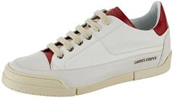 Candice Cooper Herren Ghibli Oxford-Schuh, White Creme Red, 40 EU von Candice Cooper