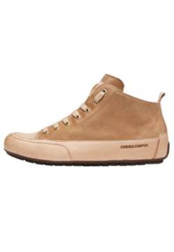 Candice Cooper MID-Sneakers aus Veloursleder und Nappaleder, Beige 43 von Candice Cooper