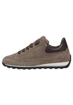 Candice Cooper RUNLO Track-Sneakers aus Leder und Veloursleder, braun 37 von Candice Cooper