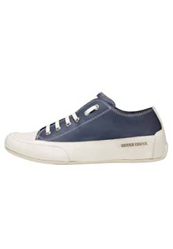 Candice Cooper Rock S-Sneakers aus Leder in Vintage-Optik, Marineblau 34 von Candice Cooper