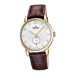 Candino Armband-Uhr Herren C4592/2 Elegant Analog Quarz Leder Uhr braun D2UC4592/2 EIN Geschenk zu Weihnachten, Geburtstag, Valentinstag für den Mann von Candino