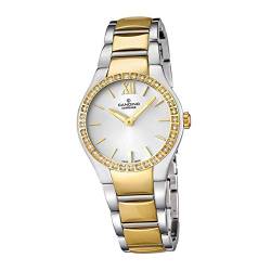 Candino Armbanduhr Damen C4538/1 Luxus Quarzwerk Edelstahl Uhr Silber D2UC4538/1 EIN Geschenk zu Weihnachten, Geburtstag, Valentinstag für die Frau von Candino