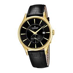 Candino Armbanduhr Damen C4559/4 Elegant Analog Quarz Leder Uhr schwarz D2UC4559/4 EIN Geschenk zu Weihnachten, Geburtstag, Valentinstag für die Frau von Candino