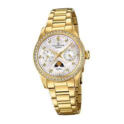 Candino Armbanduhr Damen C4689/1 Fashion Quarzwerk Edelstahl Uhr Gold D2UC4689/1 EIN Geschenk zu Weihnachten, Geburtstag, Valentinstag für die Frau von Candino