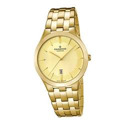 Candino Armbanduhr Herren C4541/2 Luxus Analog Edelstahl Uhr Gelbgold D2UC4541/2 EIN Geschenk zu Weihnachten, Geburtstag, Valentinstag für den Mann von Candino