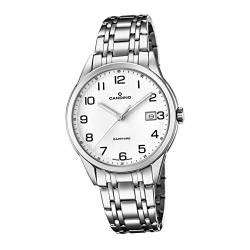 Candino Armbanduhr Herren C4614/1 Elegant Analog Edelstahl Uhr Silber D2UC4614/1 EIN Geschenk zu Weihnachten, Geburtstag, Valentinstag für den Mann von Candino