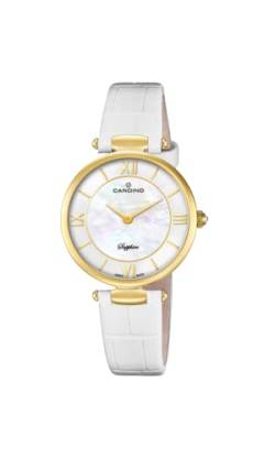 Candino Damen Datum klassisch Quarz Uhr mit Leder Armband C4670/1 von Candino