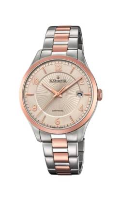 Candino Herren Datum klassisch Quarz Uhr mit Edelstahl Armband C4609/2 von Candino