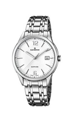 Candino Herren Datum klassisch Quarz Uhr mit Edelstahl Armband C4614/2 von Candino