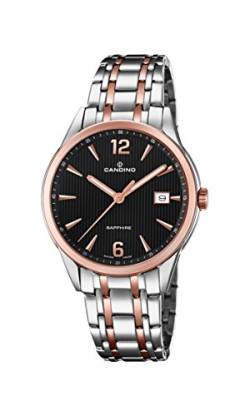 Candino Herren Datum klassisch Quarz Uhr mit Edelstahl Armband C4616/3 von Candino