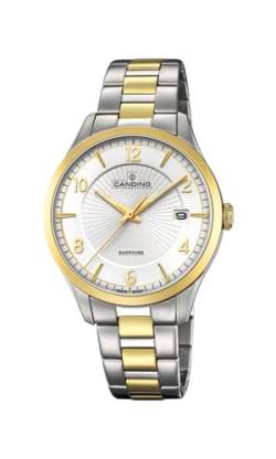 Candino Herren Datum klassisch Quarz Uhr mit Edelstahl Armband C4631/1 von Candino