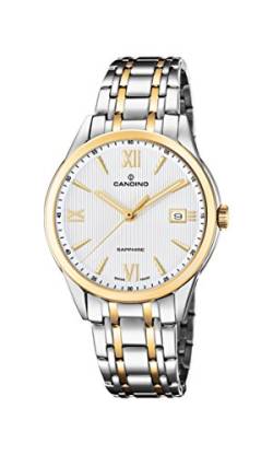 Candino Herren Datum klassisch Quarz Uhr mit Edelstahl Armband C4694/1 von Candino