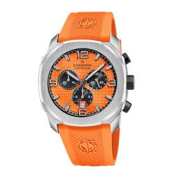 Candino Herrenuhr Kautschuk orange Sport Armbanduhr UC4774/2 Chronograph von Candino