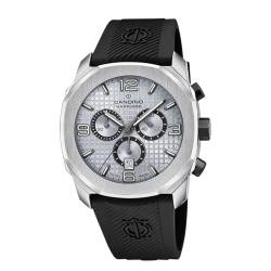 Candino Herrenuhr Kautschuk schwarz Sport Armbanduhr UC4774/3 Chronograph von Candino