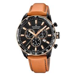 Candino Herrenuhr Leder braun Sport Armbanduhr UC4759/1 Chronograph von Candino