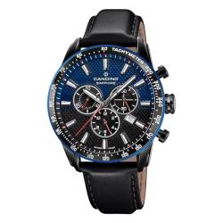 Candino Herrenuhr Leder schwarz Sport Armbanduhr UC4759/2 Chronograph von Candino