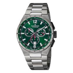 Candino Herrenuhr Titan grau Classic Armbanduhr UC4603/K Chronograph von Candino