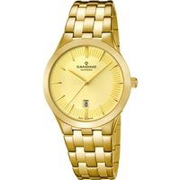 Candino Quarzuhr Candino Damen Quarzuhr Analog C4545/2, Damen Armbanduhr rund, Edelstahlarmband gold, Luxus von Candino