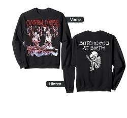Cannibal Corpse, offizieller Merchandise-Artikel – Butchered At Birth Sweatshirt von Cannibal Corpse