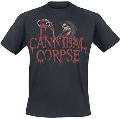 Cannibal Corpse Acid Blood Männer T-Shirt schwarz S 100% Baumwolle Band-Merch, Bands von Cannibal Corpse