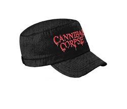 Cannibal Corpse Band Logo offiziell Nue Schwarz Cadet Cap One Size von Cannibal Corpse