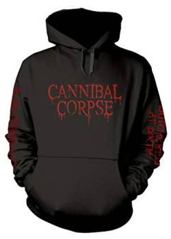 Cannibal Corpse 'Butchered at Birth Explicit' (Black) Pull Over Hoodie (Large) von Cannibal Corpse