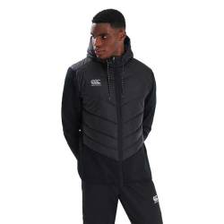 Canterbury Herren Hybrid wasserfeste gepolsterte Jacke - Schwarz/Grau - M von Canterbury