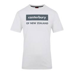 Canterbury Herren Logo T-Shirt, Future Utility White Marl, S von Canterbury