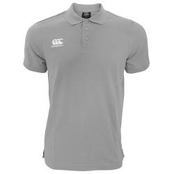 Canterbury Herren Waimak Kurzarm Pique Polo (2XL) (Grau meliert) von Canterbury