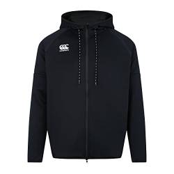 Canterbury Of New Zealand Herren Tech Hoody V2 Kapuzenpulli, Black/Gunmetal Grey, 2XL von Canterbury