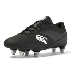 Canterbury Phoenix Raze Soft Ground Rugby-Stiefel, schwarz/weiß, 35 EU von Canterbury